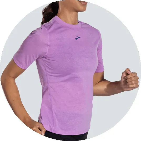 Sweat-wicking, quick-drying.